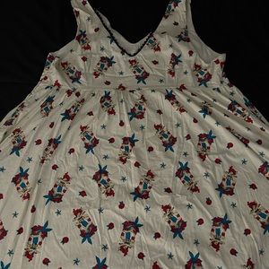 Little mermaid plus size dress